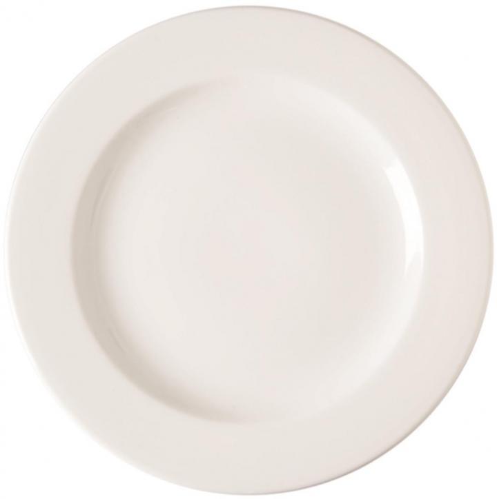 white dinner plate polaris