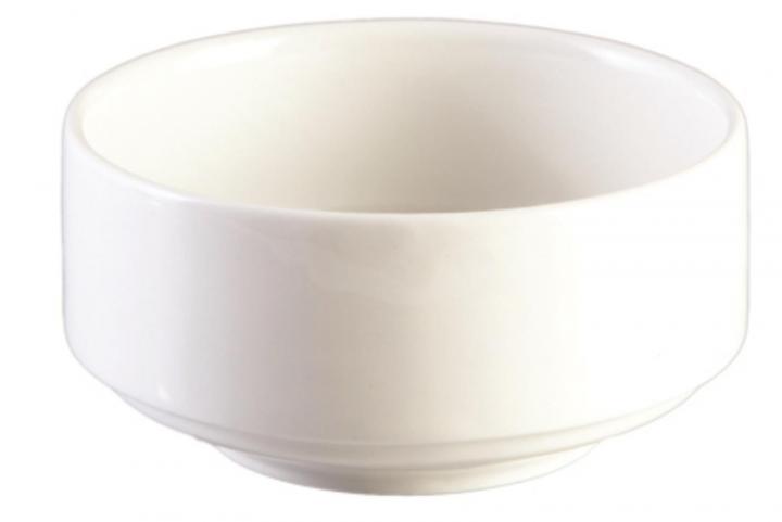white pasta bowl
