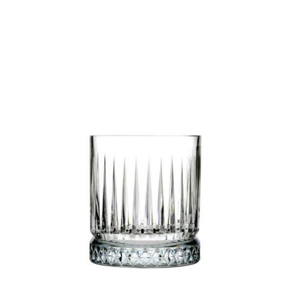 glassware empty glass white background